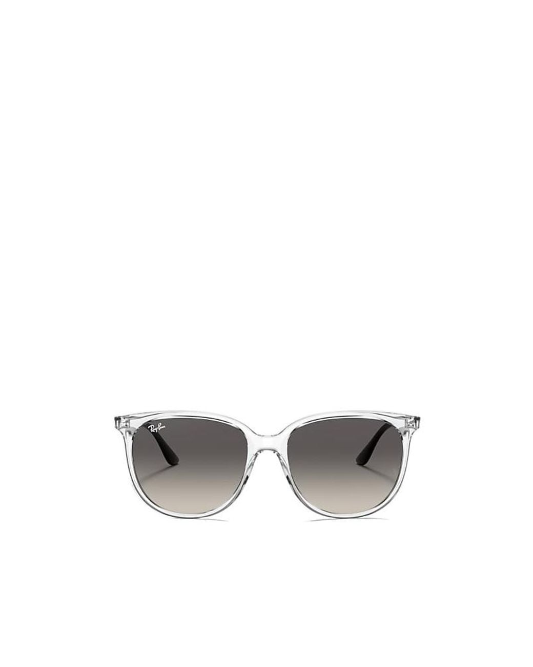 Ray-Ban White Round Frame Sunglasses