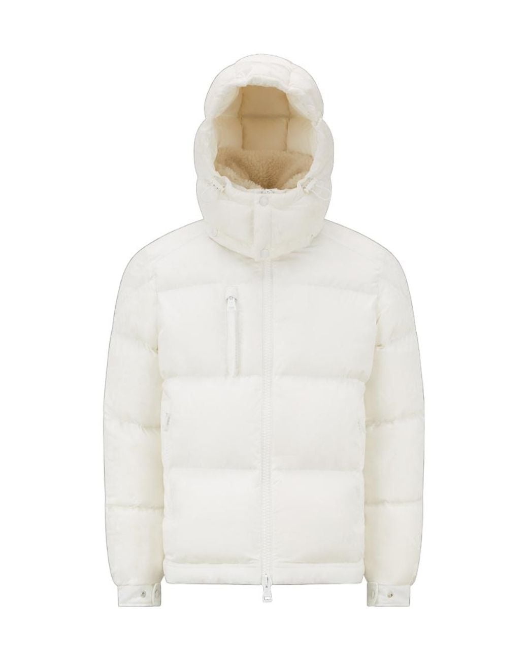 Moncler White Tarentaise Short Down Jacket for men