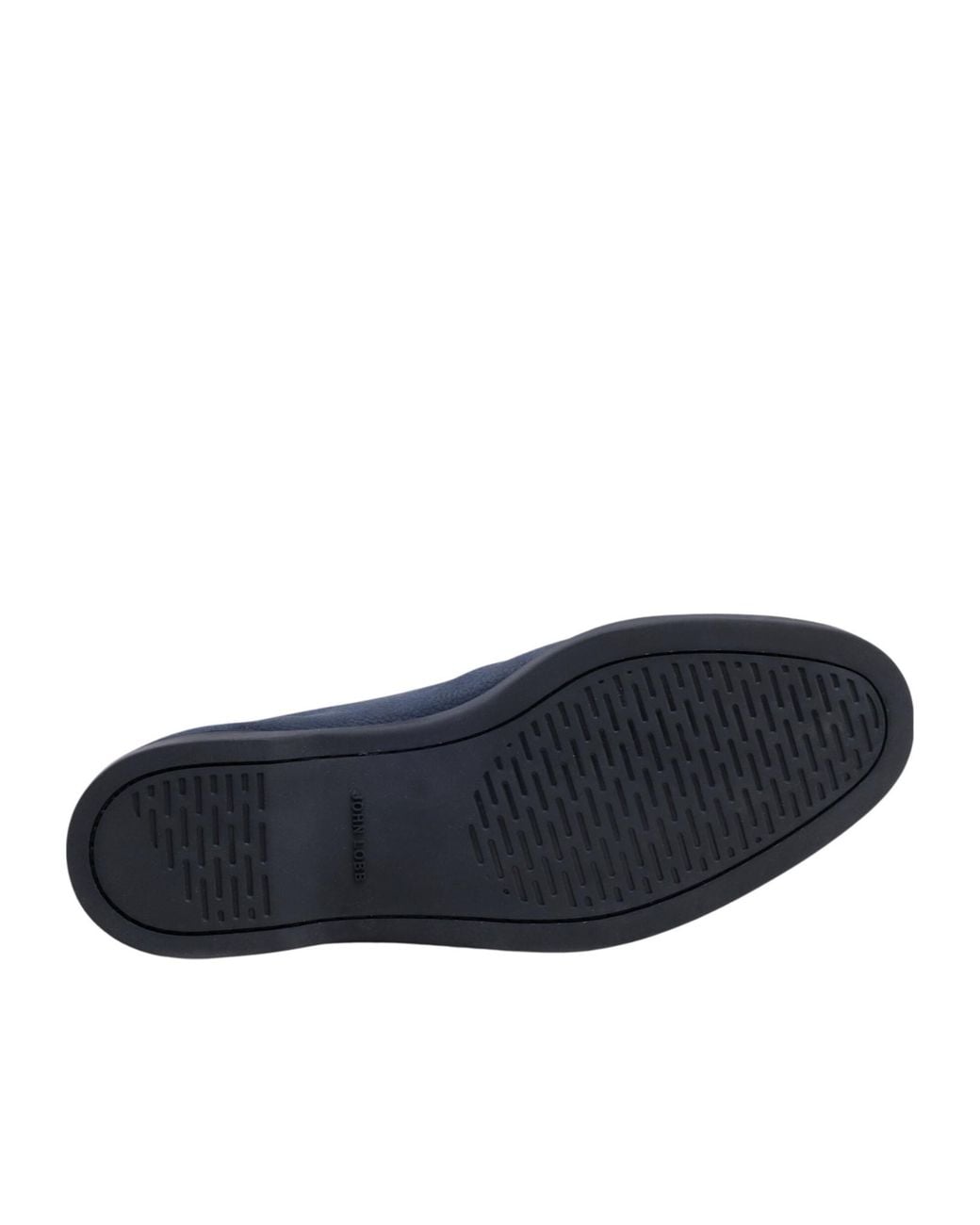 John Lobb Blue Pace Loafers for men