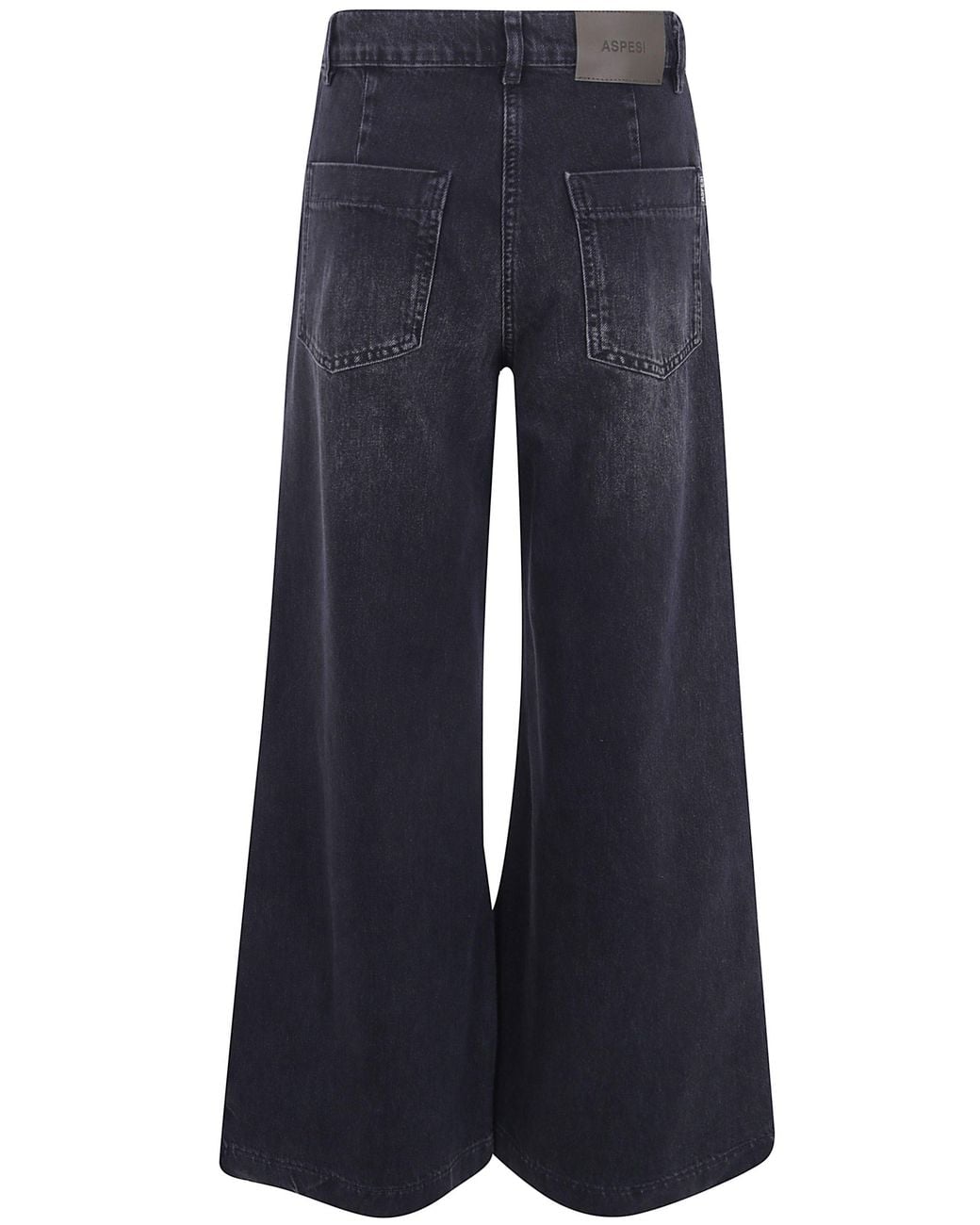Aspesi Blue Wide-Leg Jeans