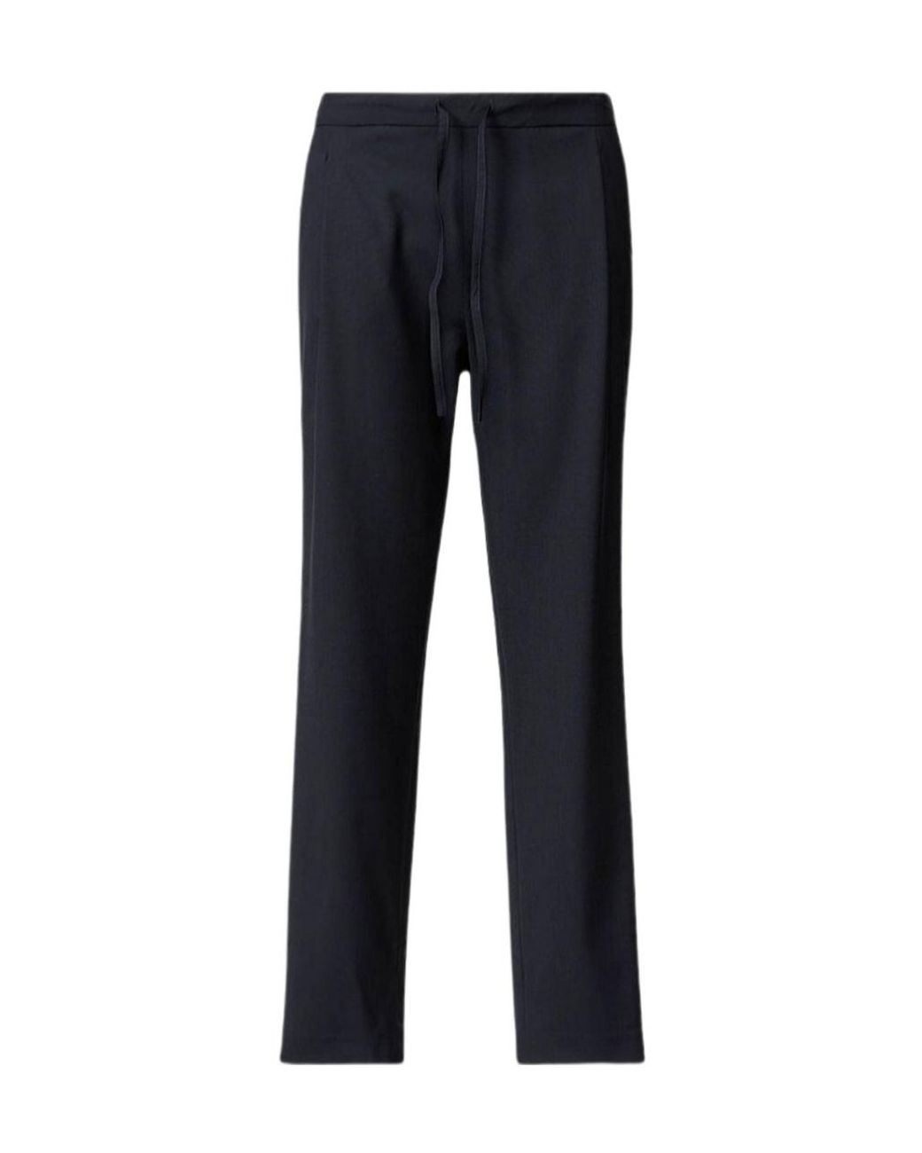 Fabiana Filippi Blue Pleated Tapered Drawstring Trousers