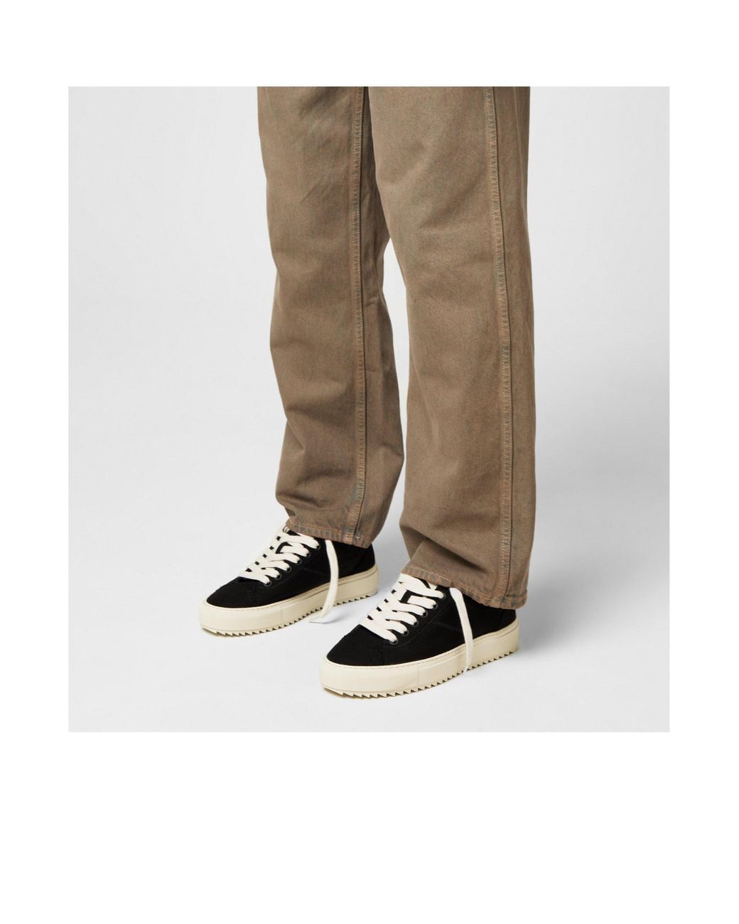 Represent Black New Alpha Low Trainers for men