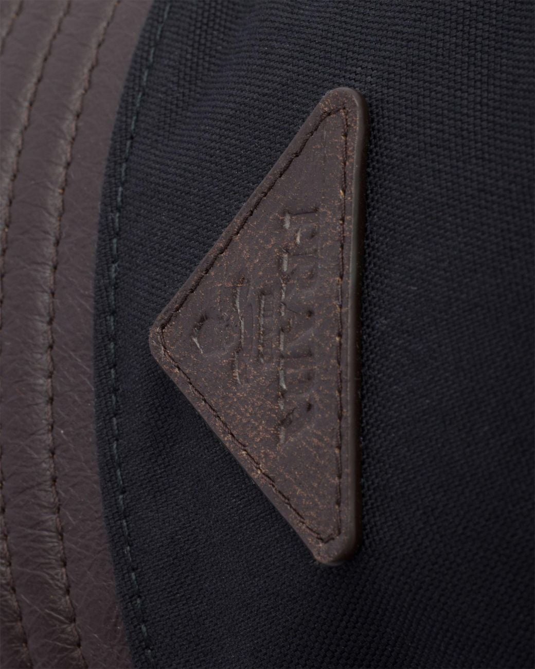 Prada Black Technical Cotton And Leather Bucket Hat for men