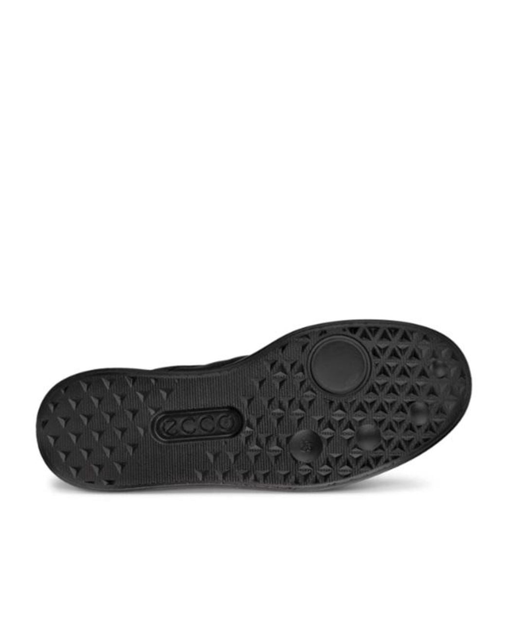 Ecco Black Laced Sneakers for men