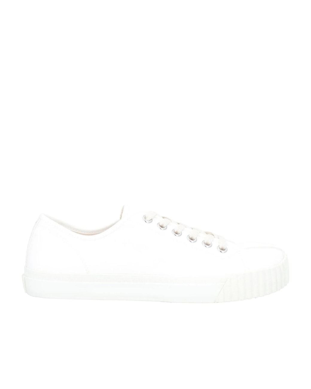 Maison Margiela White Minimalist Canvas Shoes