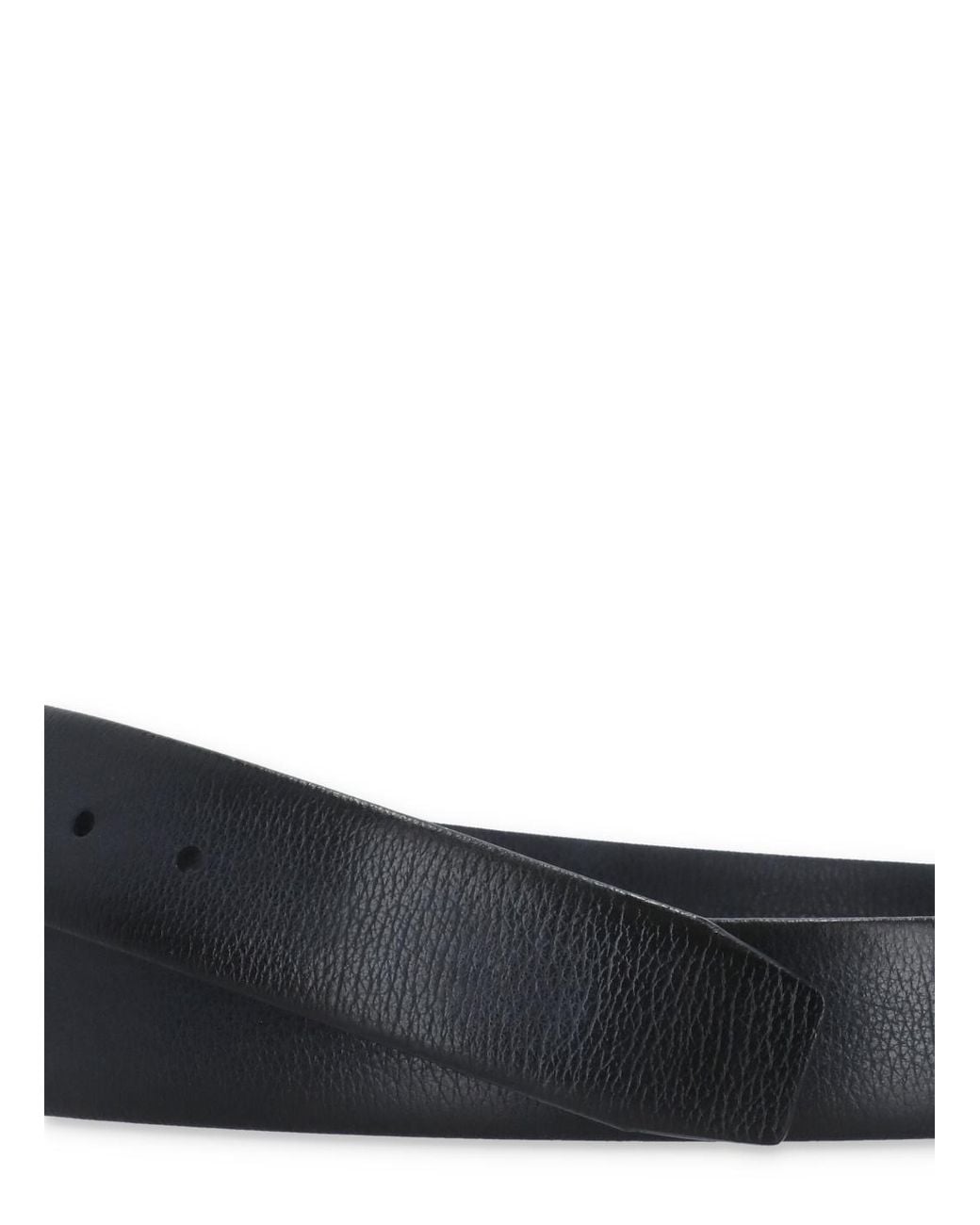 Orciani White Logo Belt for men