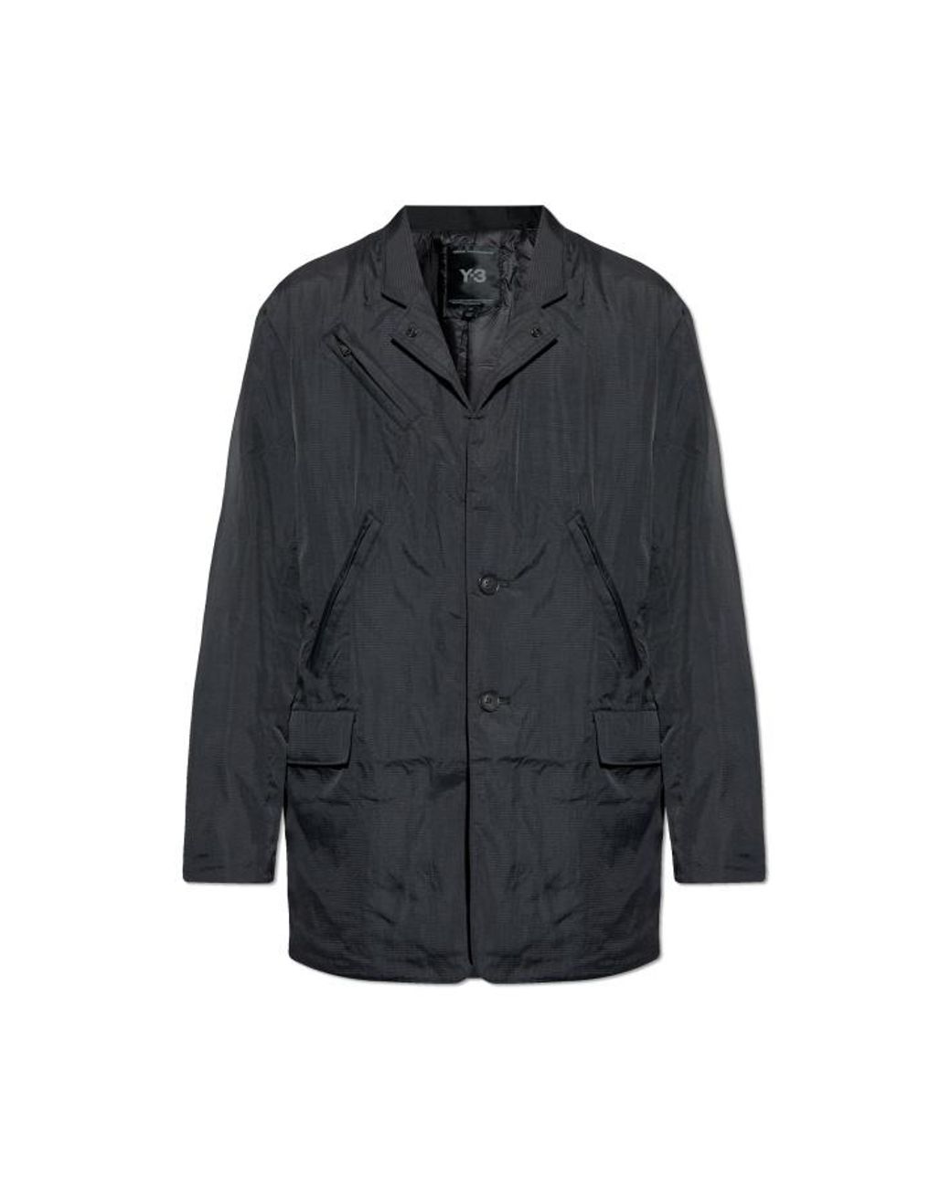 Y-3 Gray Lightly Insulated Jacket for men