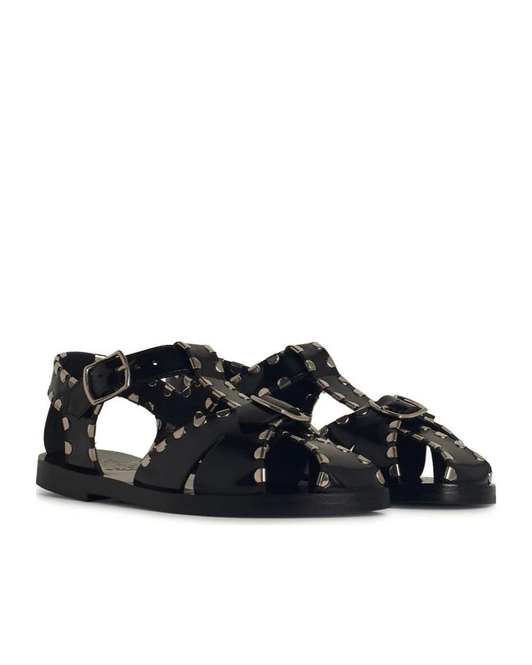 Bally Black Salis Studded Sandals