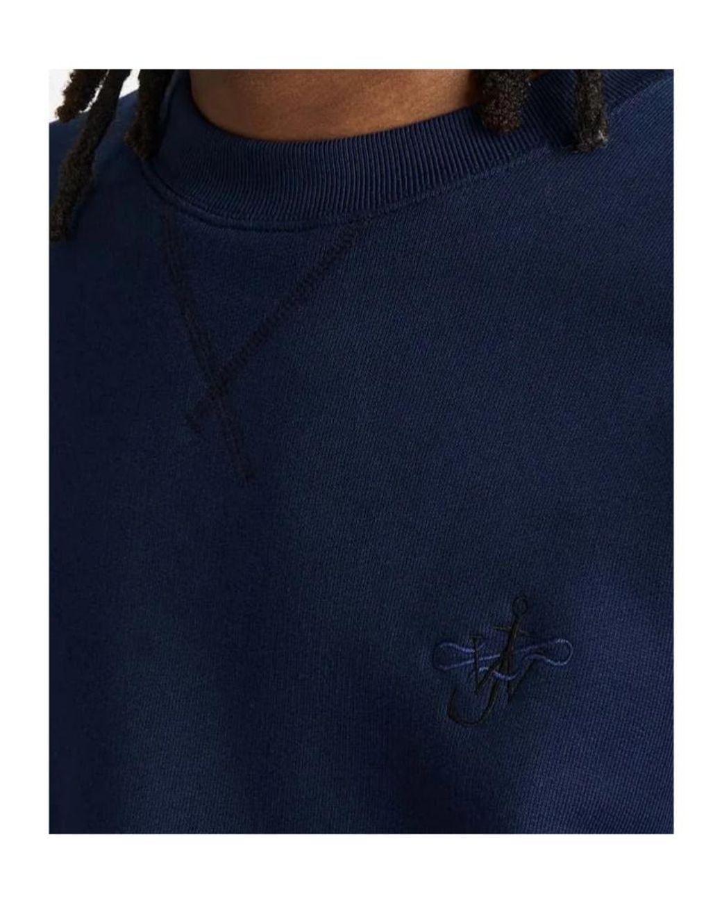 J.W. Anderson Blue Jw Anderson Ribbon Anchor Sweatshirt for men