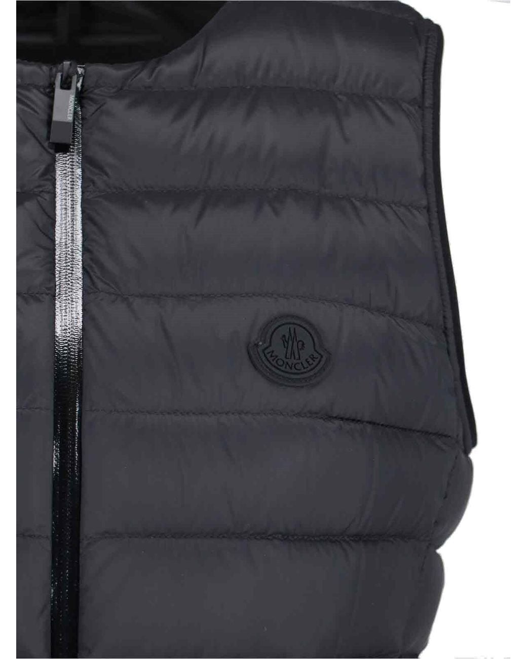 Moncler Black Irigny Down Vest
