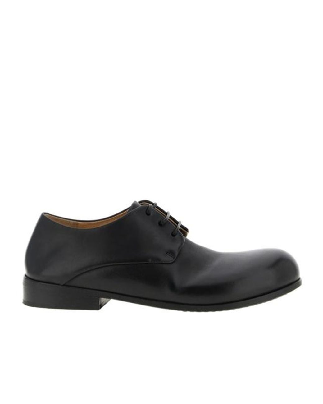 Marsèll Black Round-Toe Derby Shoes for men