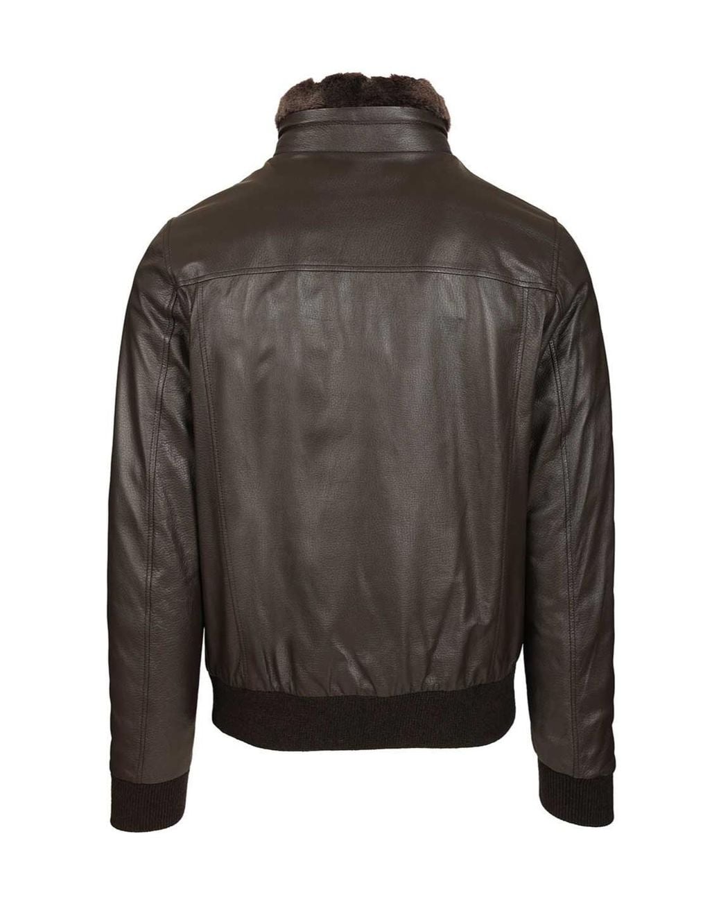 Moorer Black Cleros Padded Bomber Jacket for men