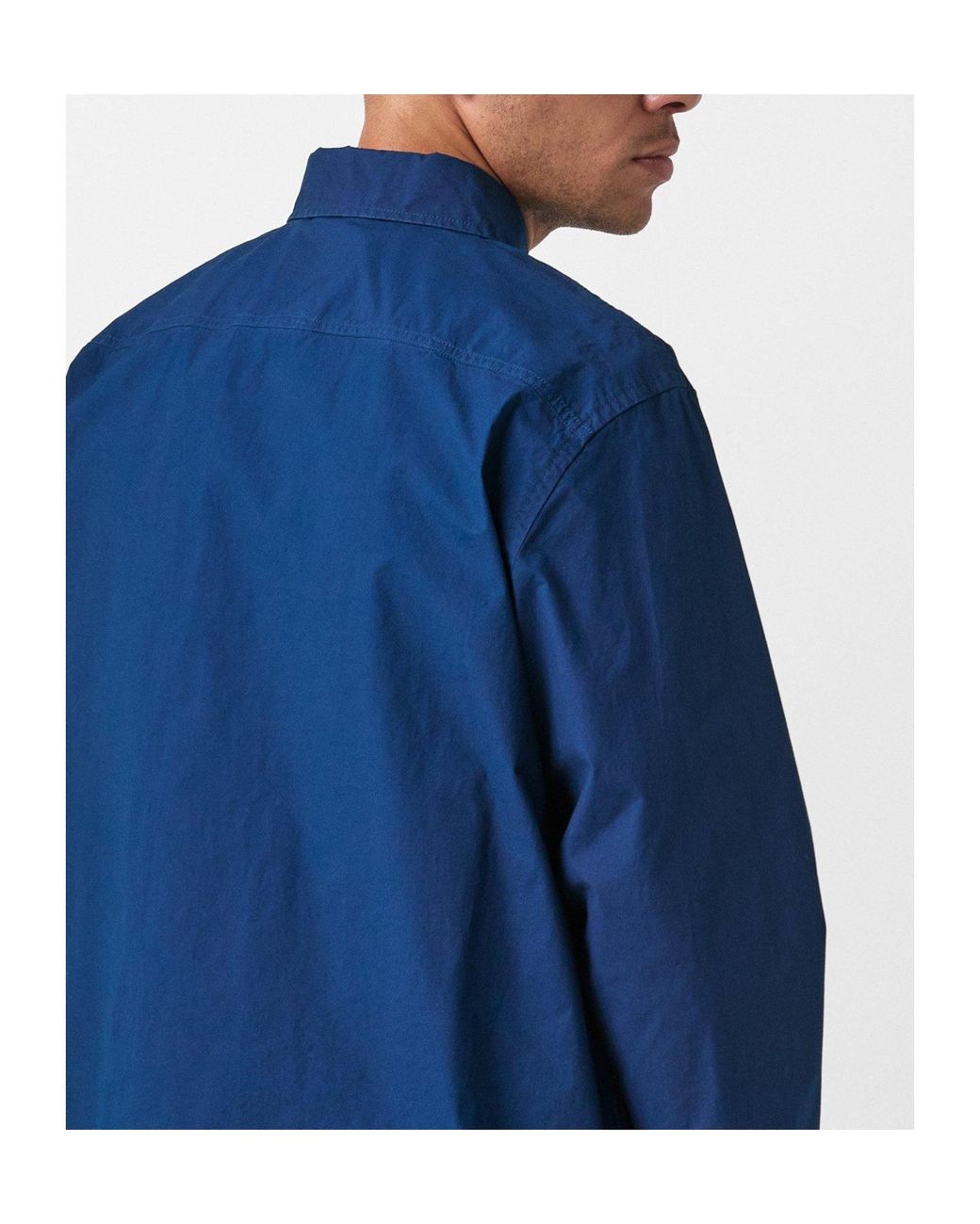 Boss Blue Shirt-Style Casual Jacket for men