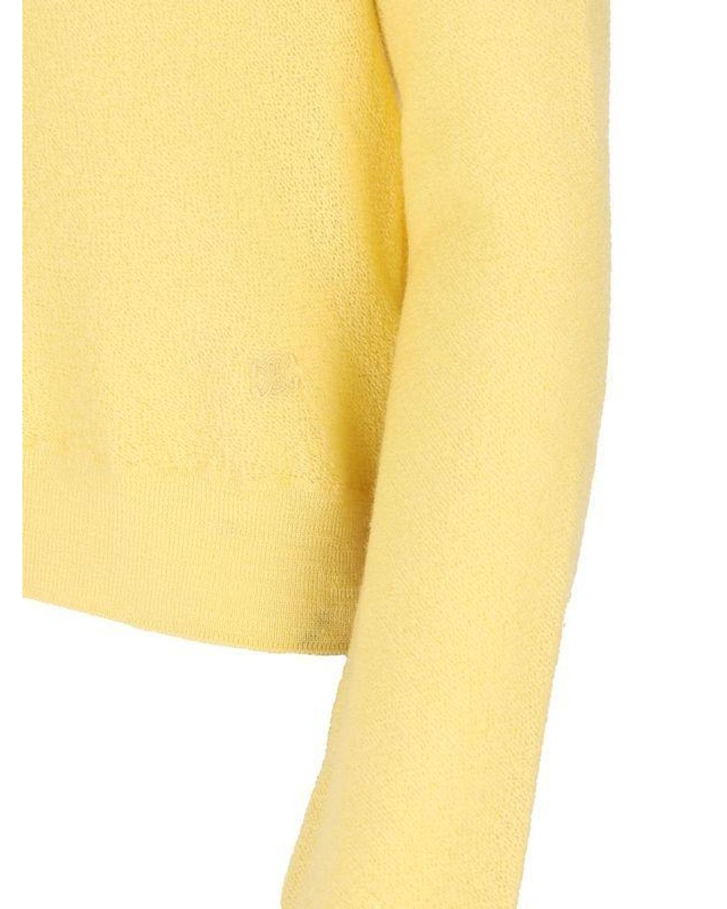 Céline Yellow Crewneck Sweater for men