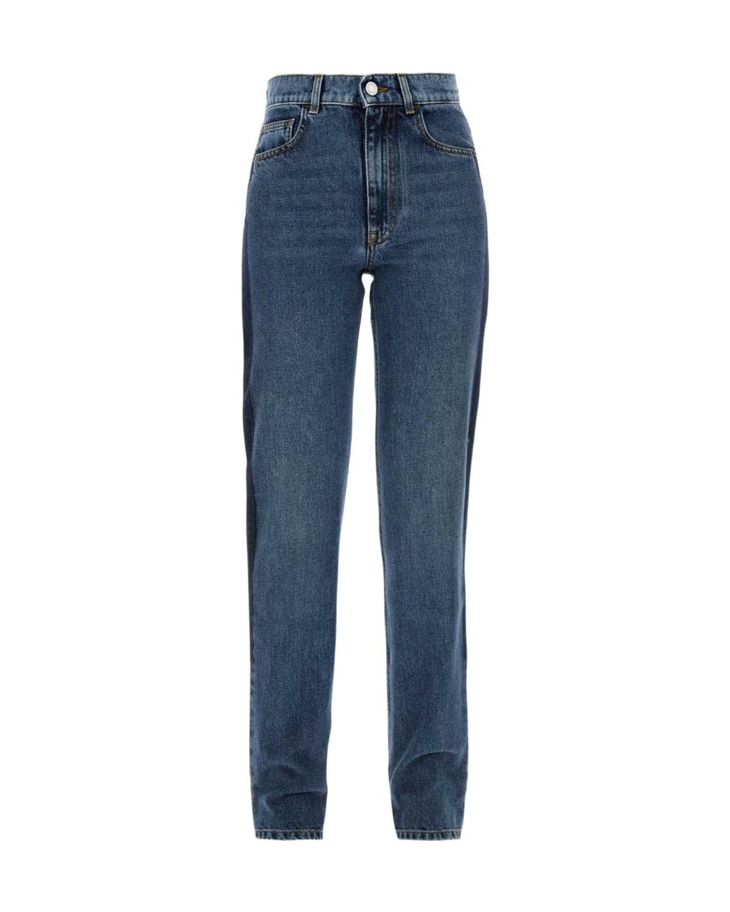 Philosophy Di Lorenzo Serafini Blue Patchwork Denim Jeans