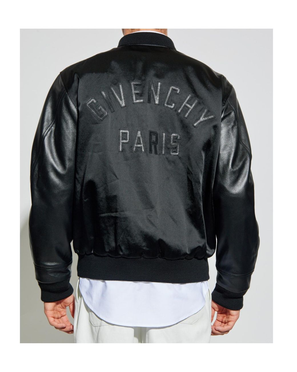 Givenchy Black Zip-Up Bomber Jacket for men