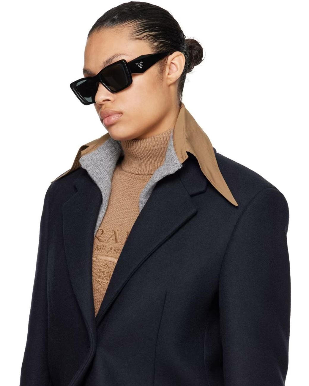 Prada Multicolor Cat-Eye Tinted Sunglasses
