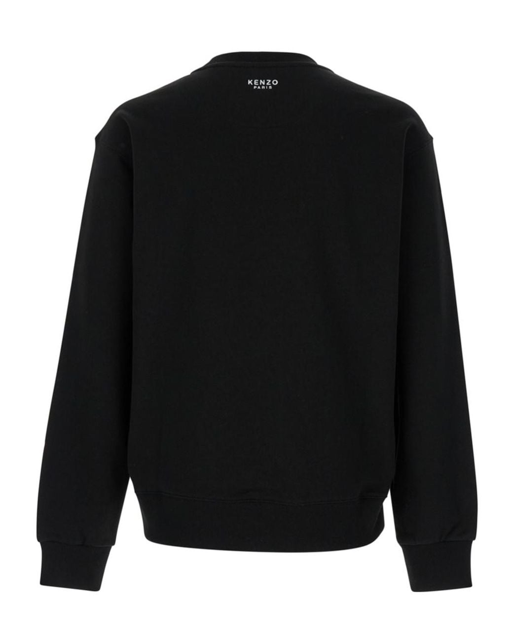 KENZO Black Boke Flower Embroidered Crewneck Sweatshirt for men
