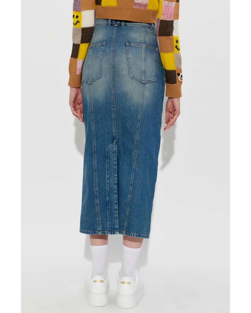 Moschino Blue Denim Skirt
