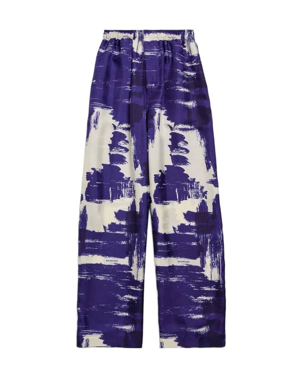 Balenciaga Blue Paintbrush Pyjama Pants
