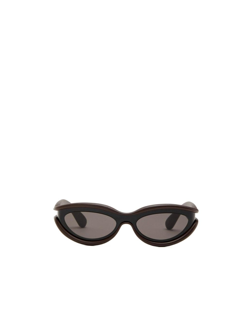 Bottega Veneta White Minimalist Sunglasses for men