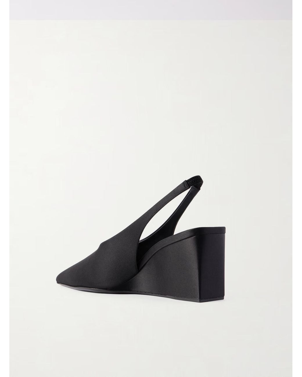 Alaïa Blue Cube 75 Wedge Sandals