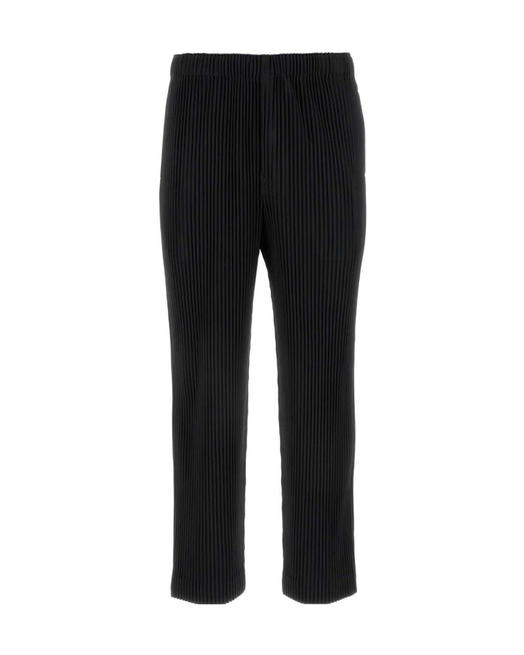 Homme Plissé Issey Miyake Black Homme Plissé Issey Miyake Mc January Trousers for men