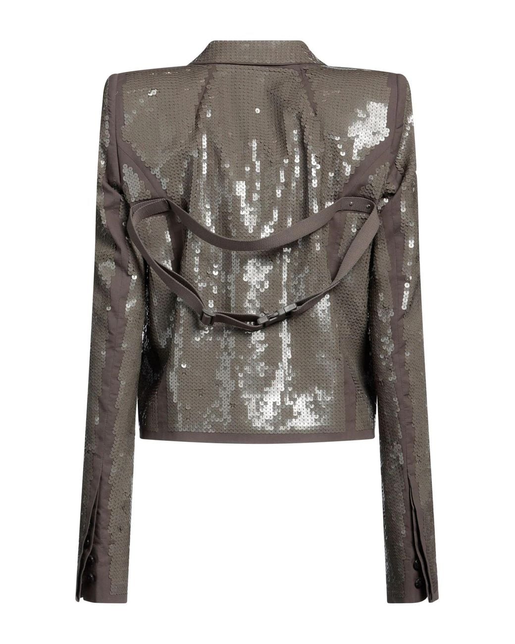 Rick Owens Black Single-Breasted Blazer