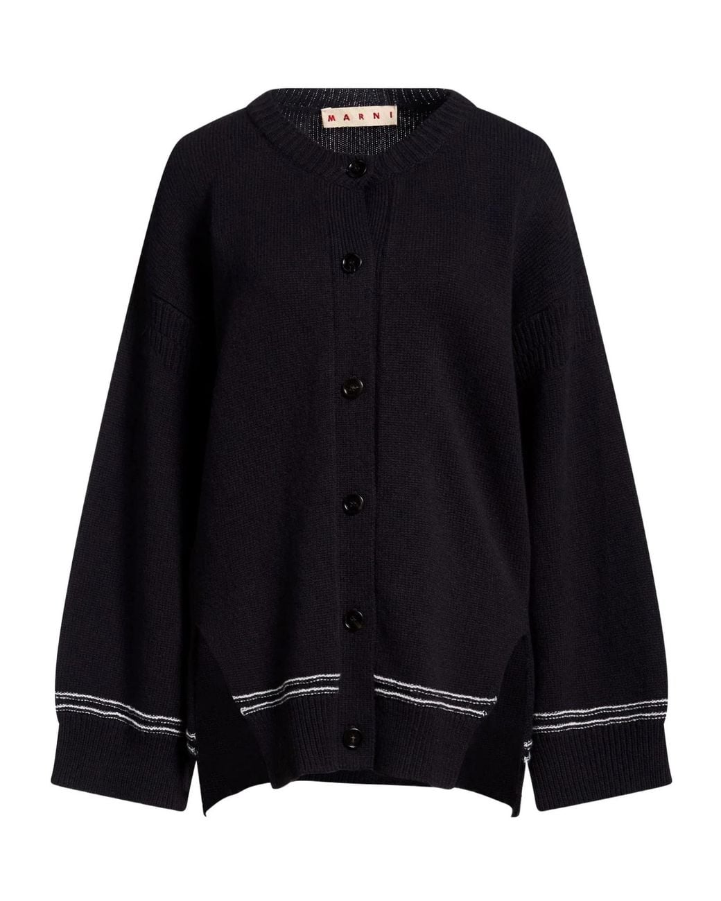 Marni Black Two-Tone Cardigans