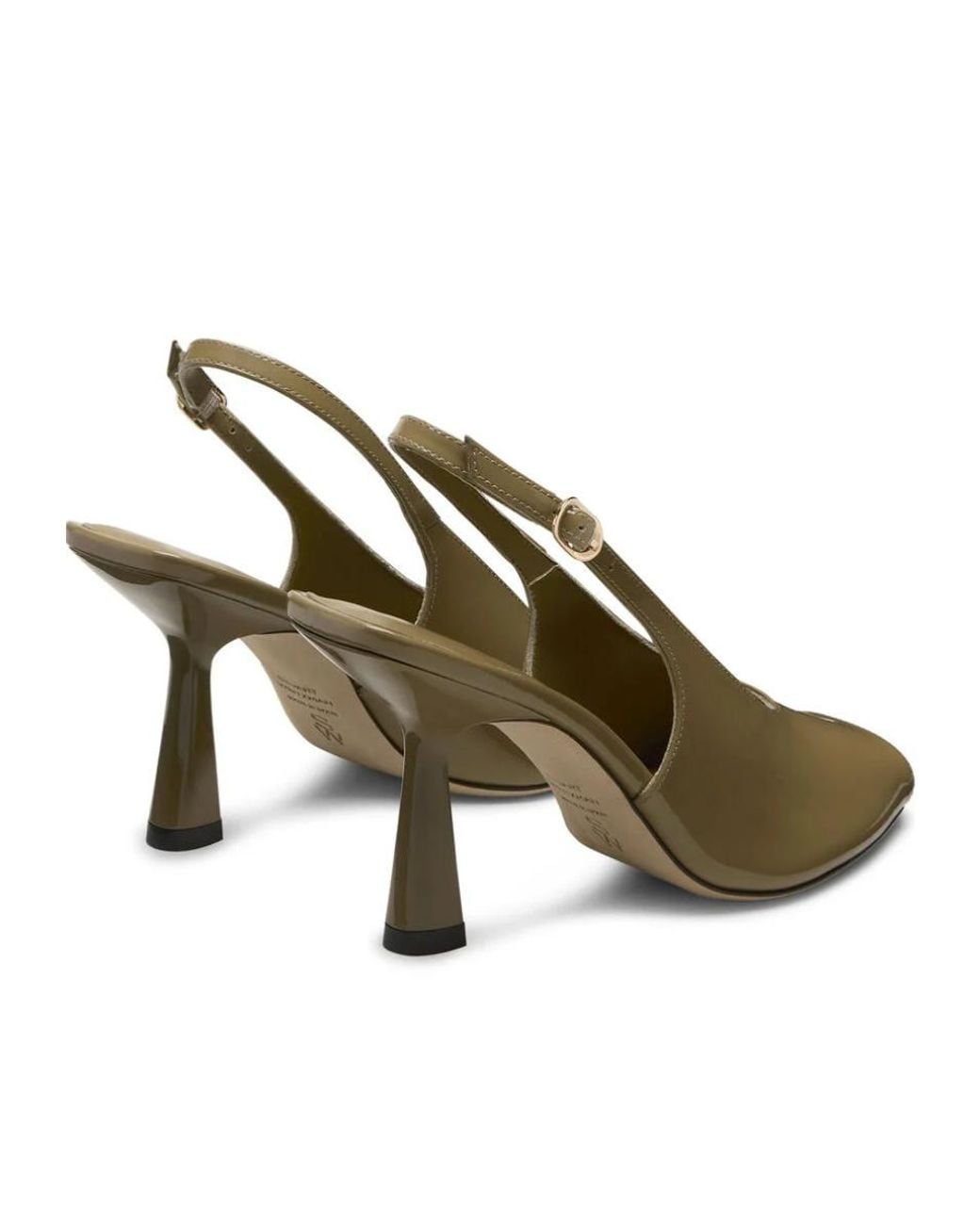 Stuart Weitzman Metallic Val Slingback 85