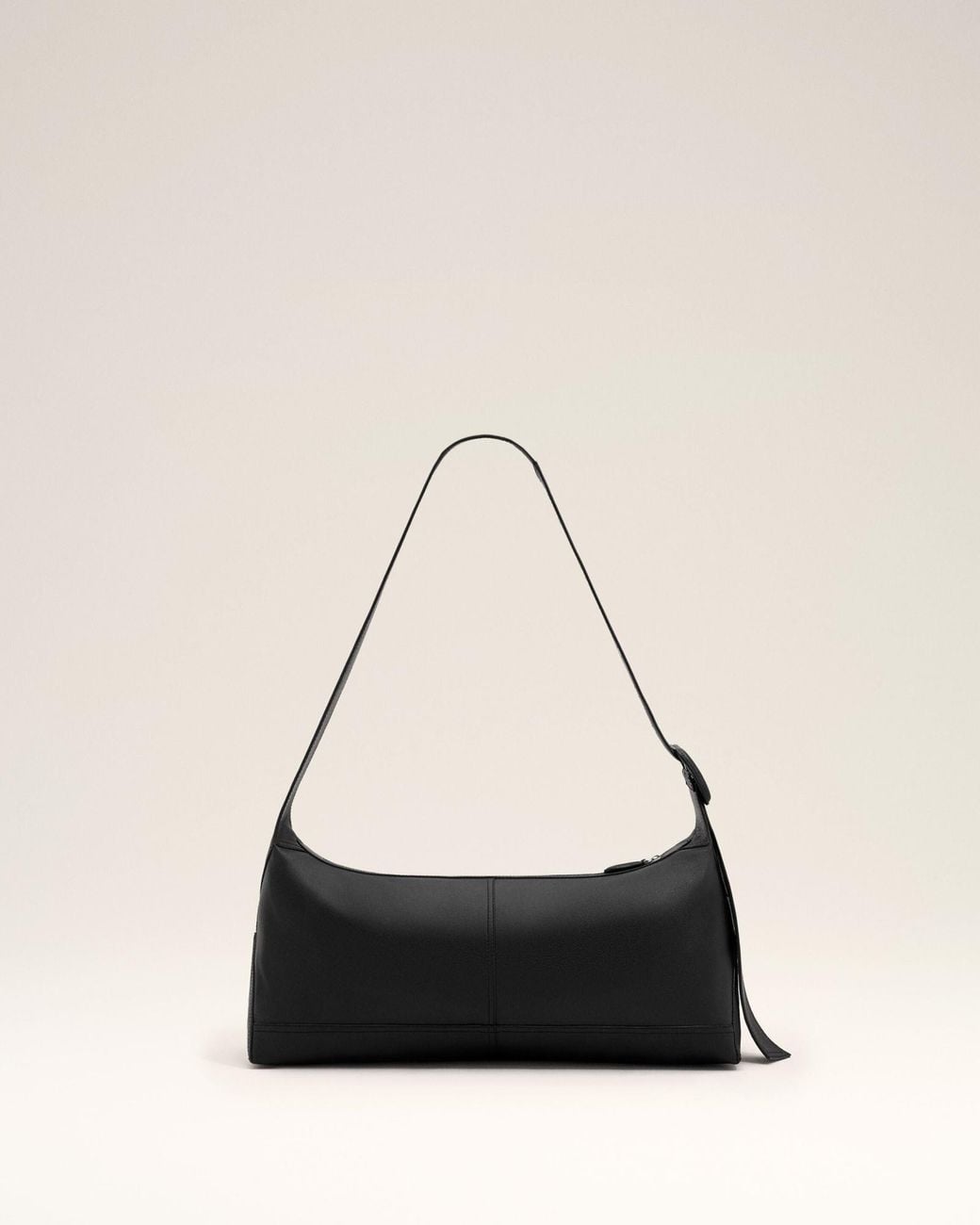 AMI Black Small Taurillon Leather Etienne Crossbody Bag for men