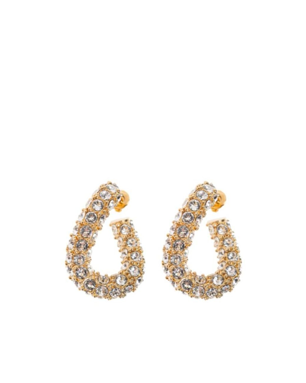Isabel Marant Metallic Teardrop-Shaped Earrings