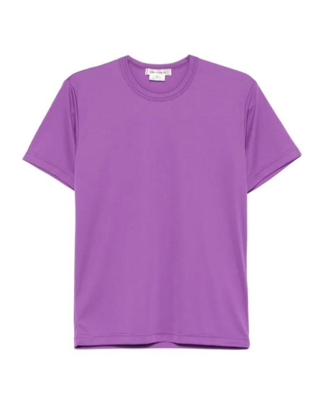 Comme des Garçons Purple Crew-Neck T-Shirt