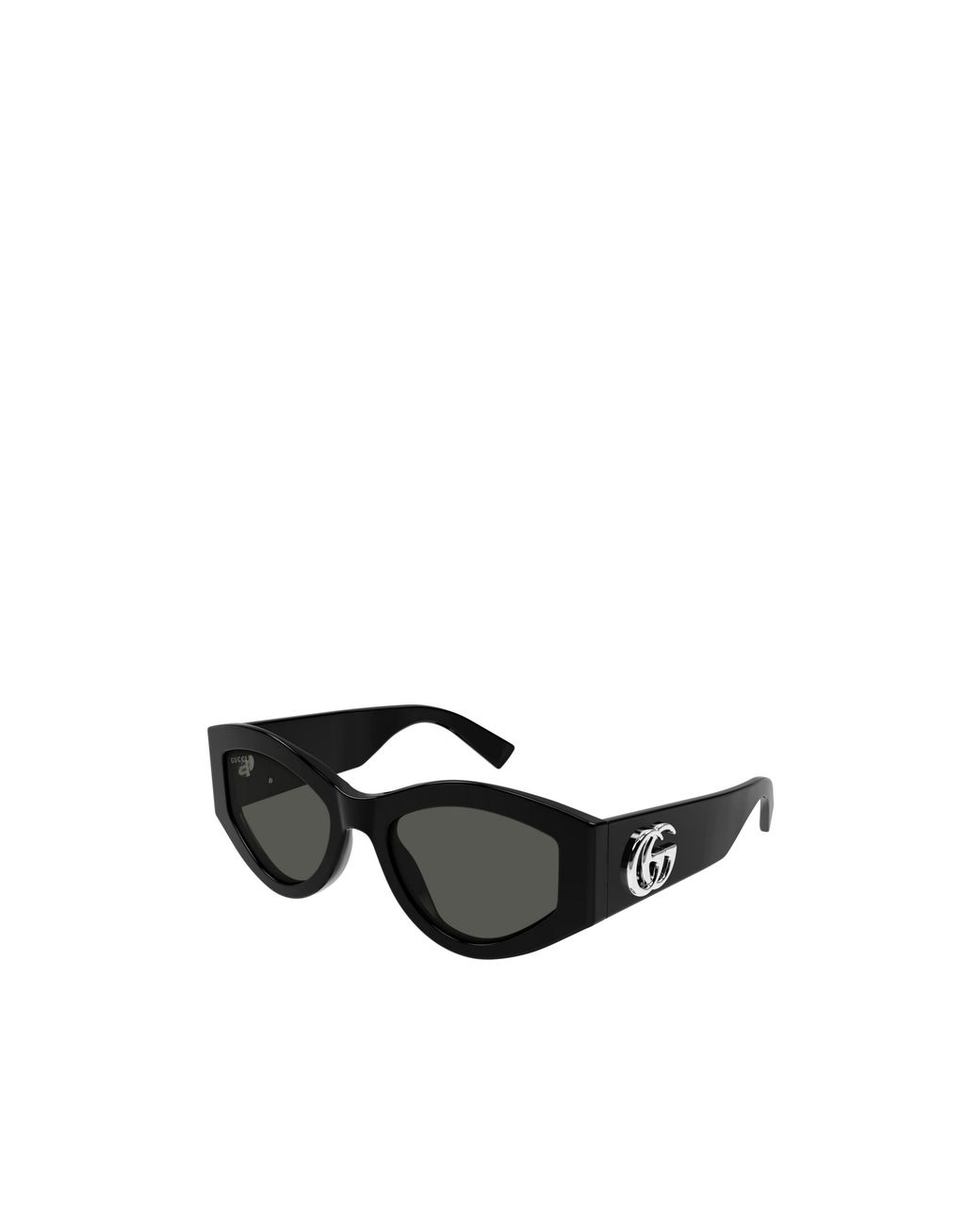 Gucci Black Eyewear Oval Frame Sunglasses