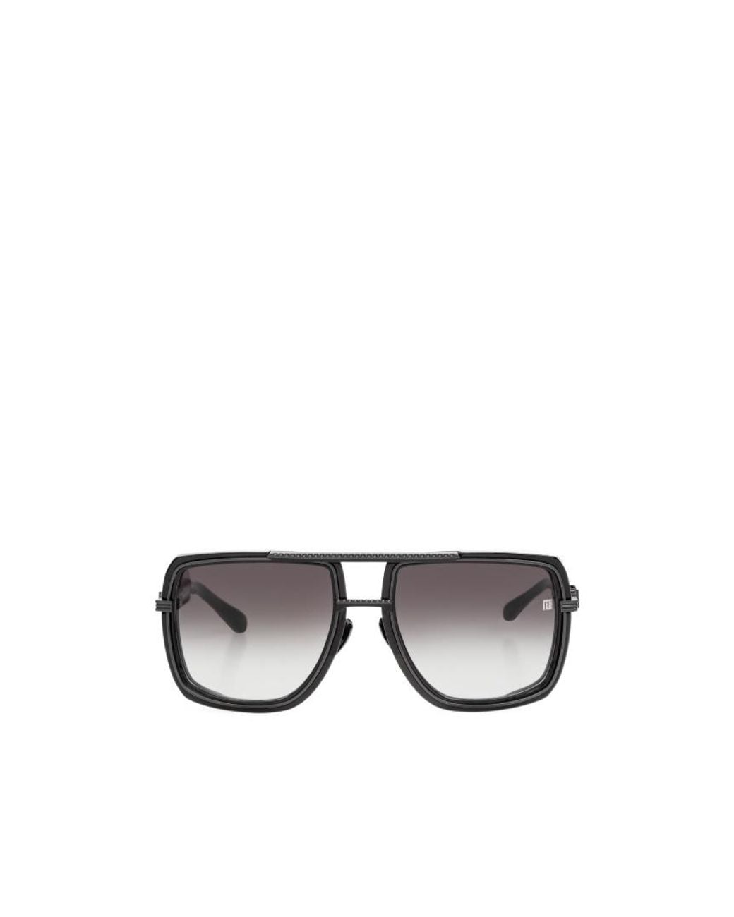 Balmain White Eyewear Soldier Square Frame Sunglasses for men