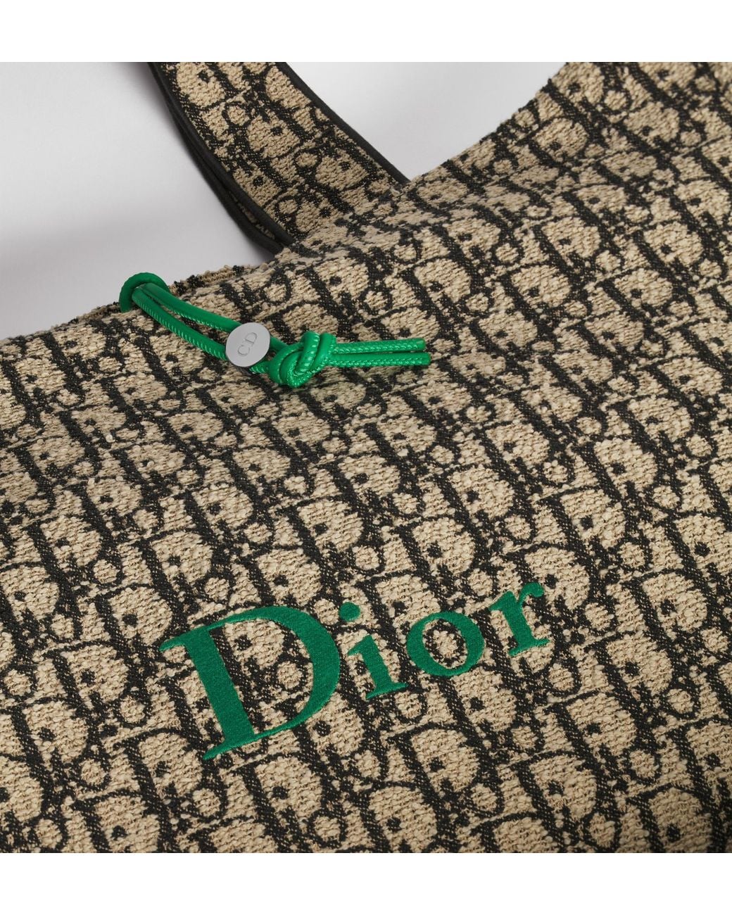 Dior Metallic Iviera Large Spongy Book Tote for men