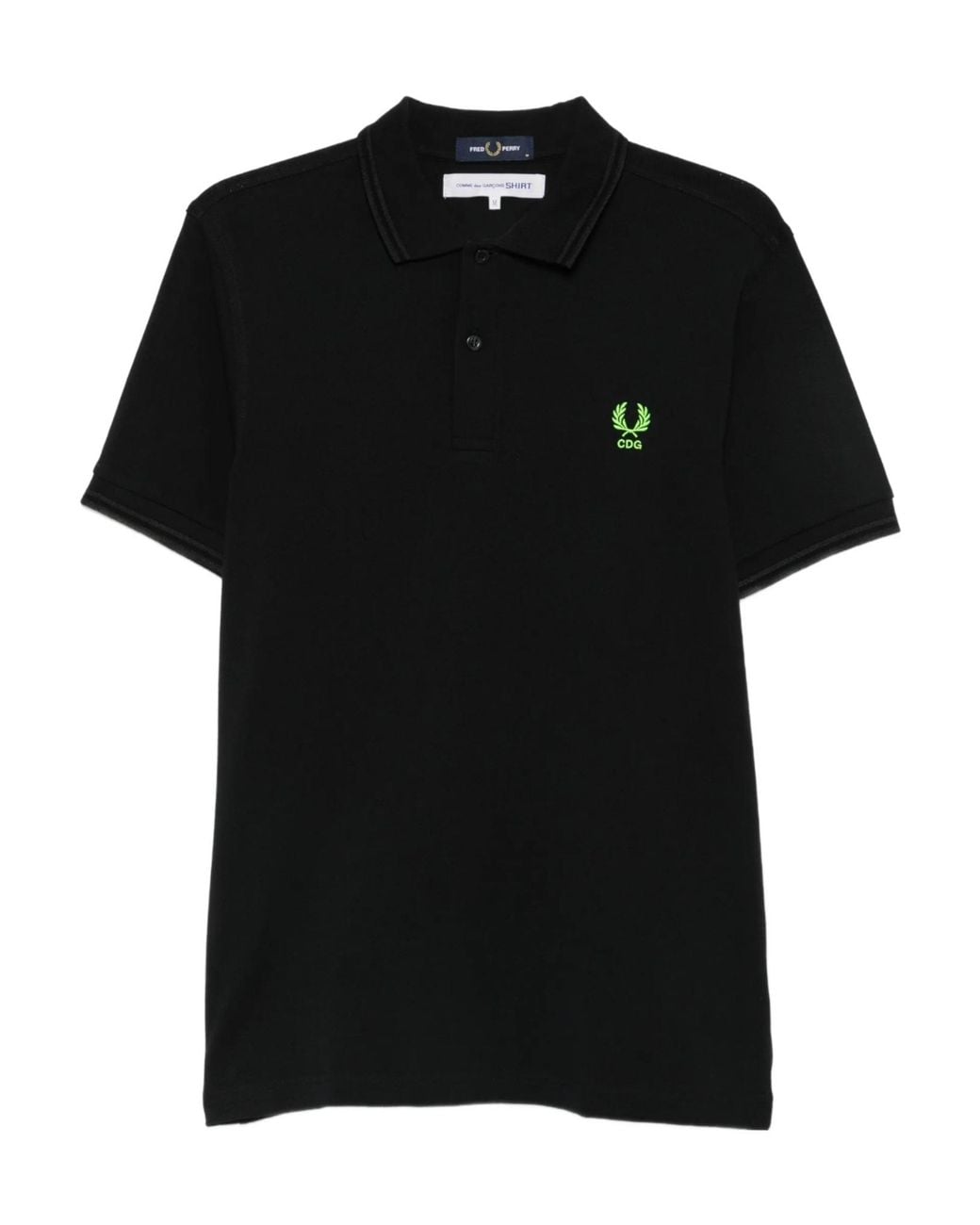 Comme des Garçons Black Logo-Embroidered Polo Shirt for men