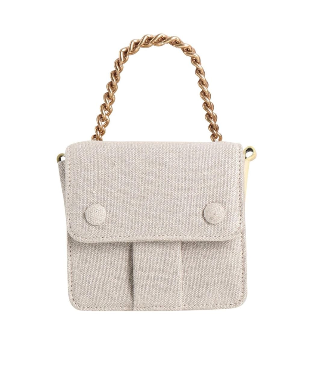 Maison Margiela Natural Two-Tone Handbags