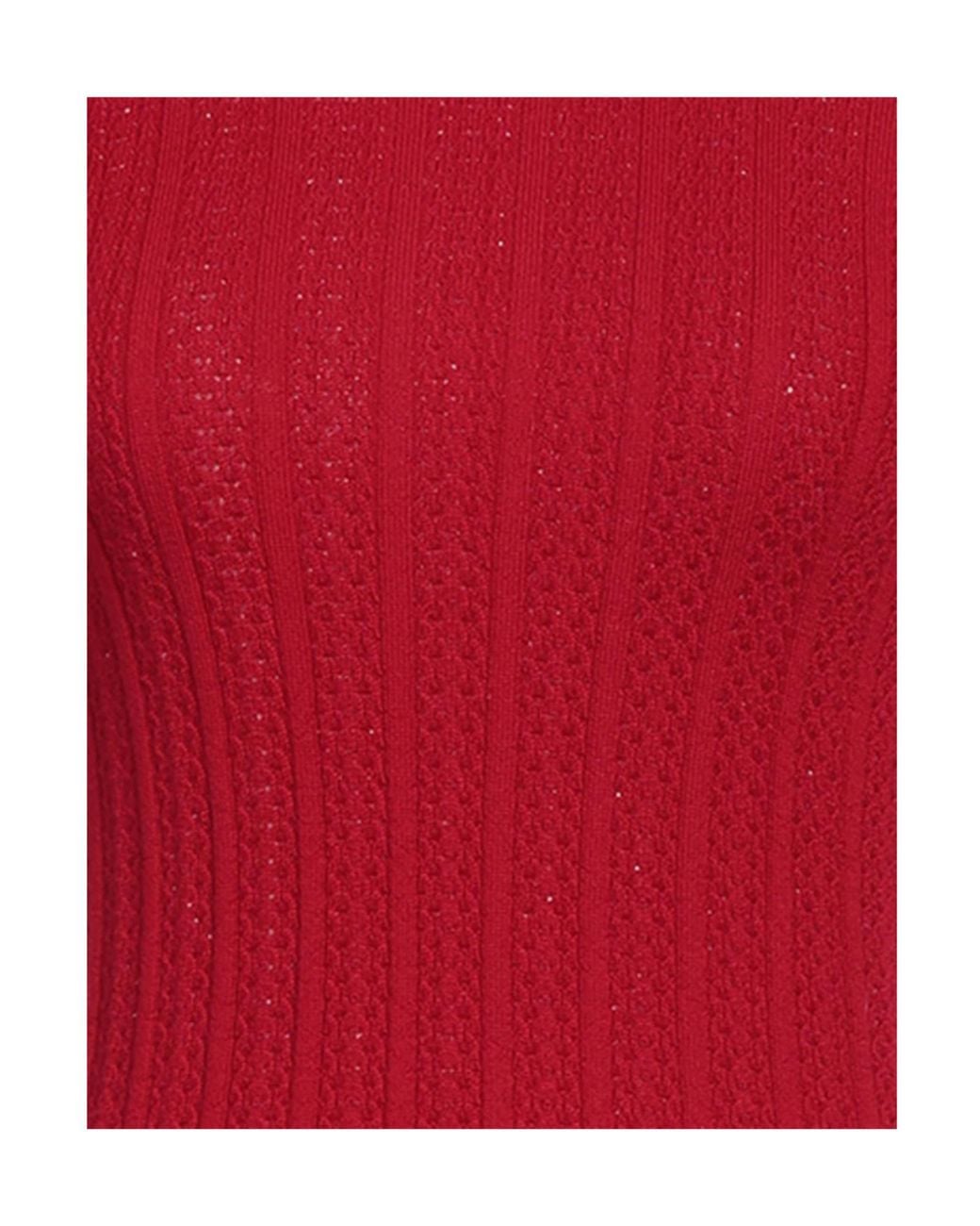 Rag & Bone Red Plain Colour Jumper