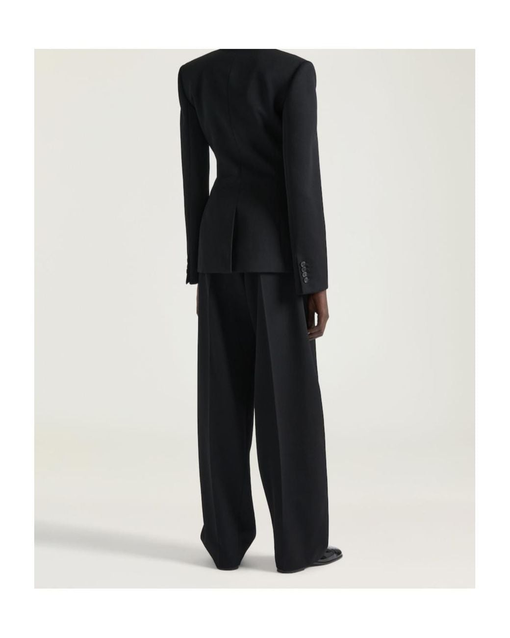 Givenchy Black Wool Cocoon Trousers