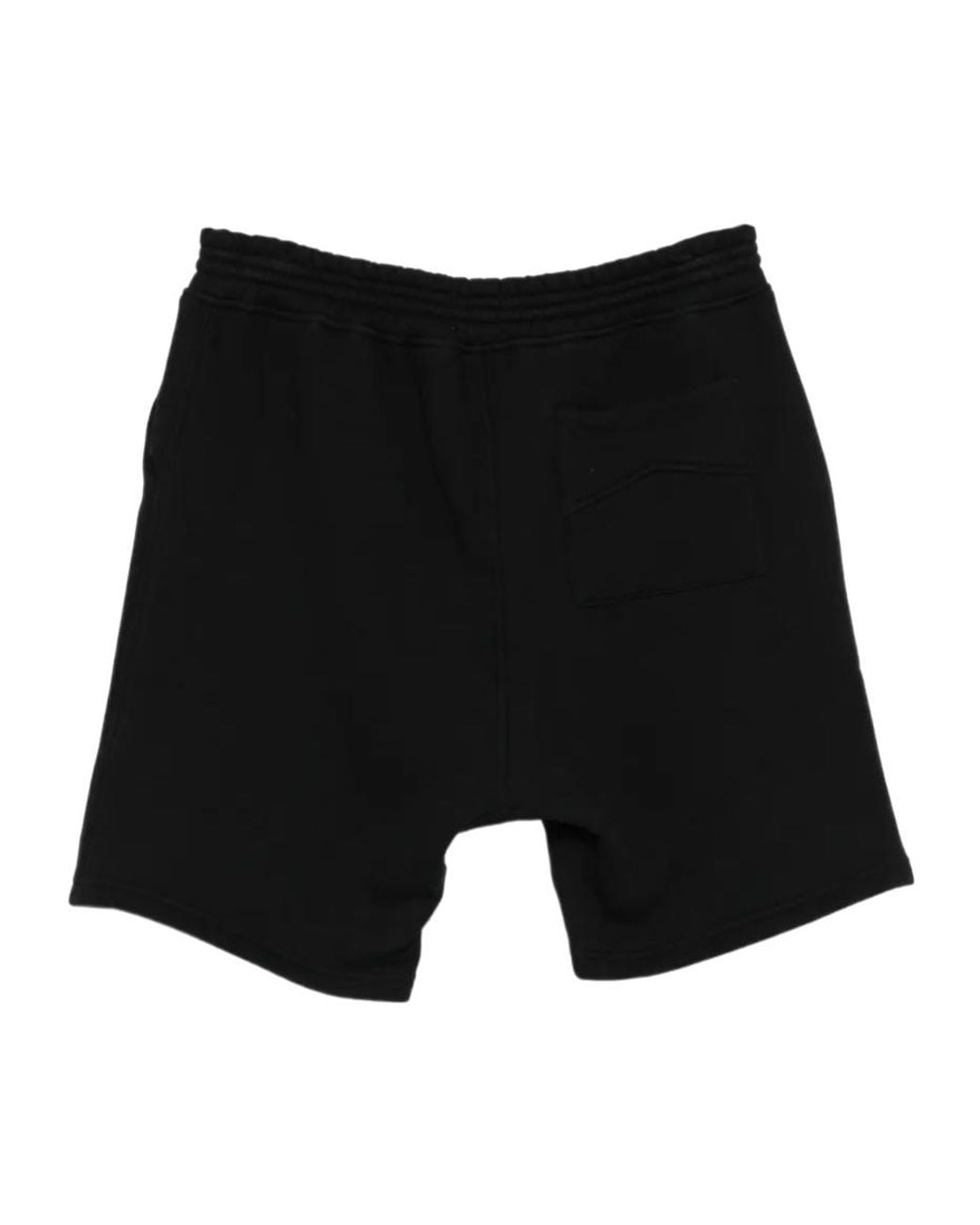 Rhude Black Classique Embroidered Shorts for men