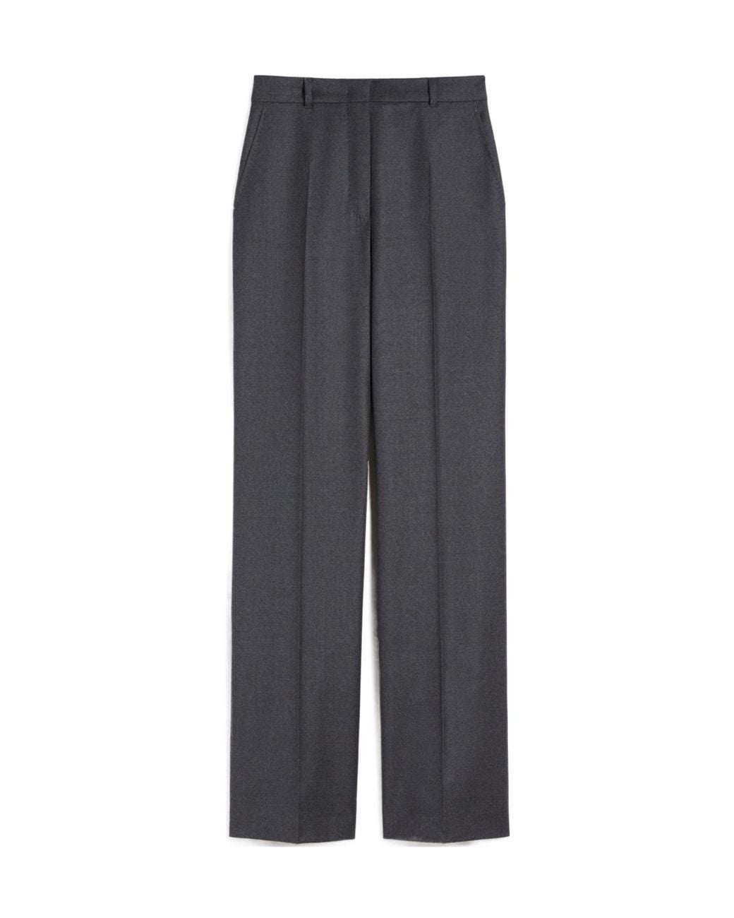 Max Mara Gray Studio Lambro Regular Fit Tailored Trousers