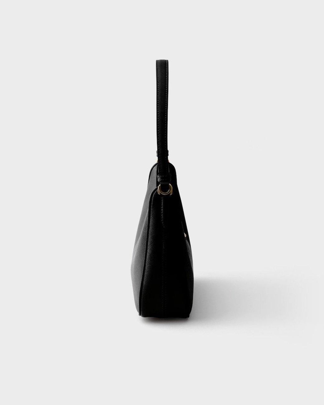 Prada Black Re-Edition 2005 Saffiano Leather Mini-Bag