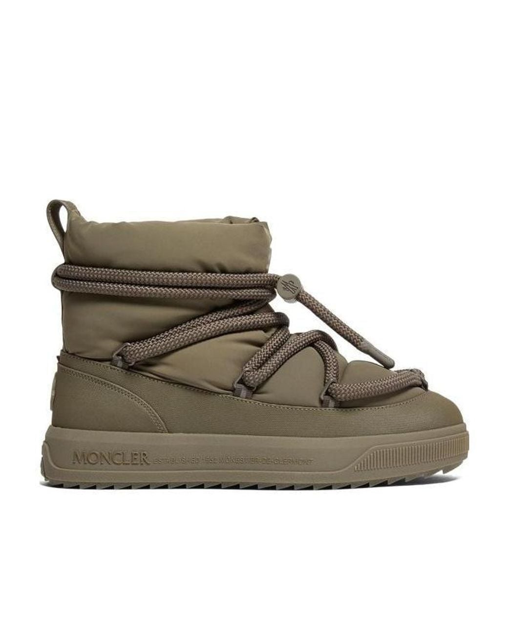 Moncler Brown Altive Mid Snow Boots for men
