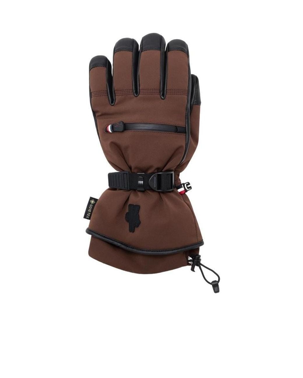 Moncler Brown Padded Gloves for men