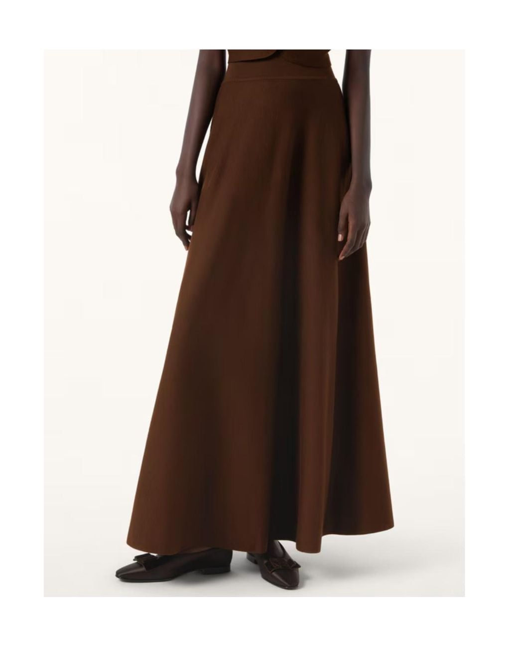 Loro Piana Brown Marigold Skirt