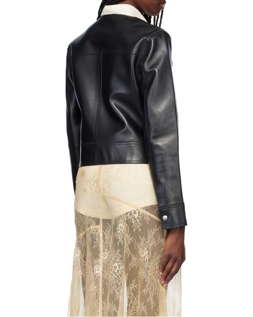 【関税込み】Stand Studio ブラック Cassie レザージャケット Stand Studio Cassie Leather Jacket in Black | Lyst