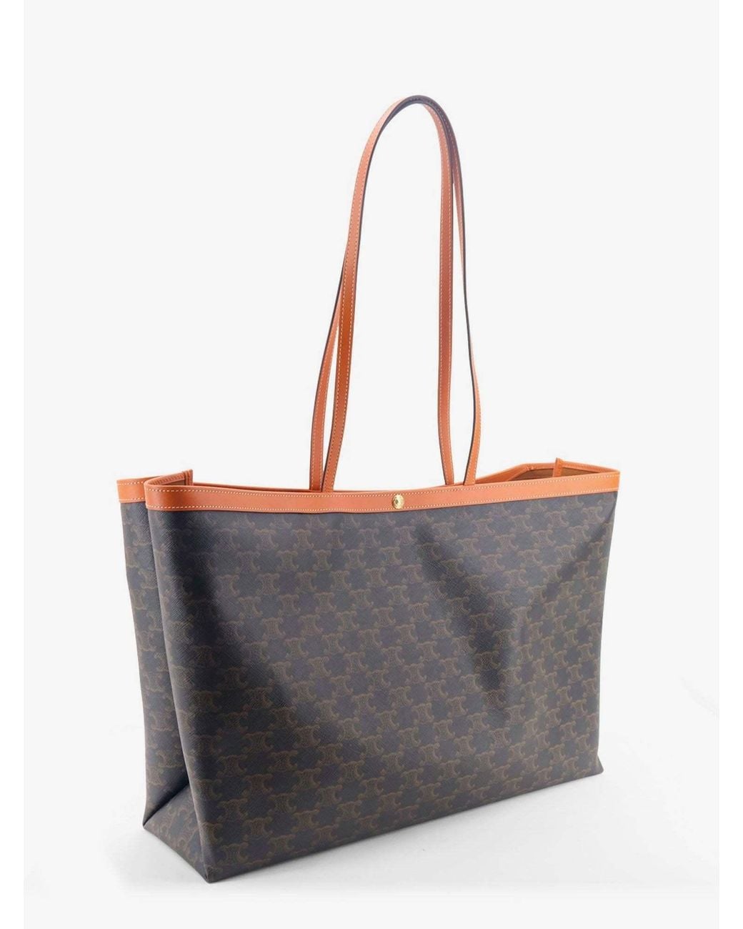 Céline Black Medium Cabas Triomphe Shoulder Bag