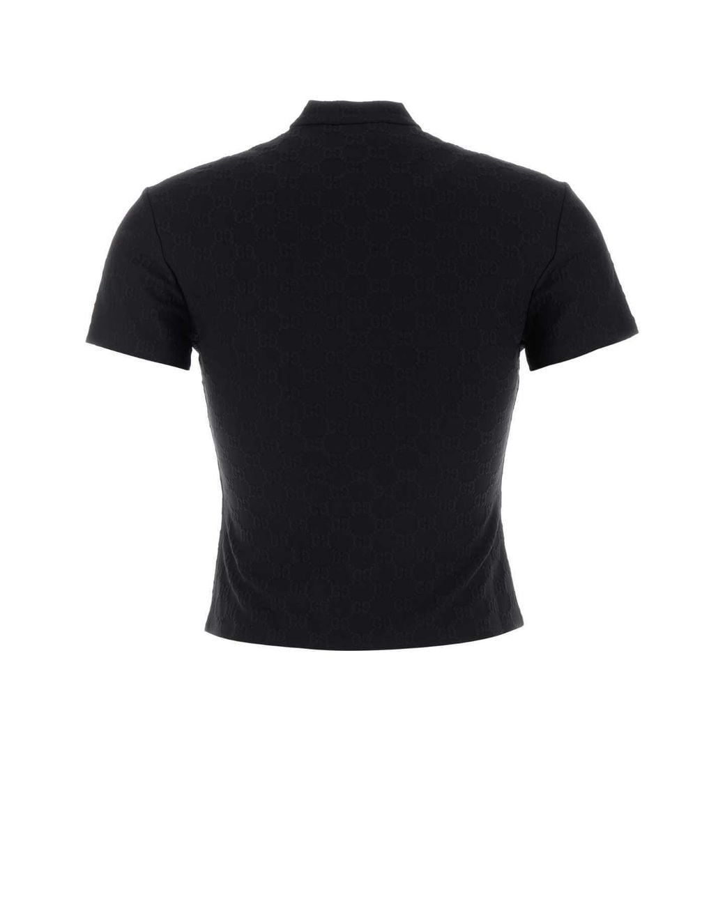 Gucci Black Gg Jersey Jacquard T-Shirt