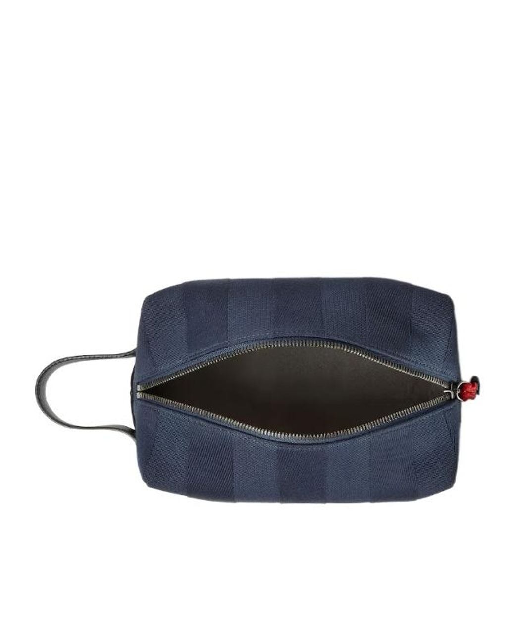 Fendi Blue Lui Striped Toiletry Bag for men